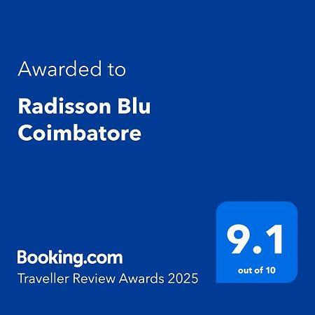 Radisson Blu Coimbatore Exterior foto Radisson Blu Hotel, Coimbatore